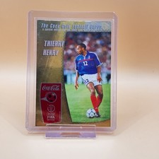 2002 Coca-Cola Football Cards FIFA World Cup Gold Thierry Henry #13 RARE