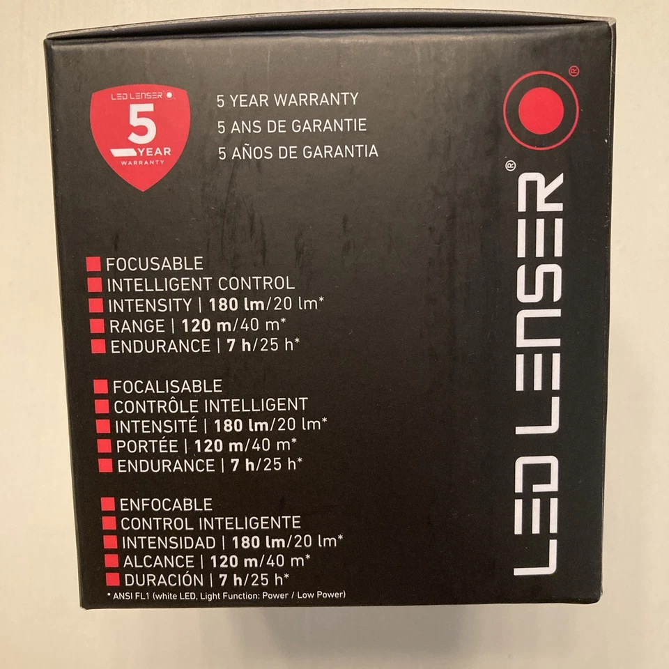 Faro Leatherman LED LENSER SEO5. Descatalogado, coleccionable. Propietario original NUEVO Foto 4 de 4