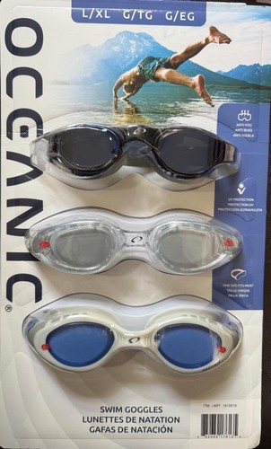 Oceanic Swim Goggles 3-Pack L/XL - Picture 3 of 5