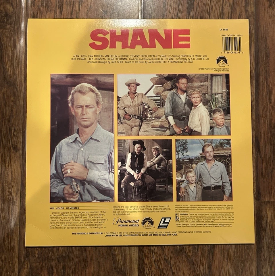 Western Movie Combo! HOW THE WEST WAS WON UNOPENED 2-Laserdisc Plus SHANE - Image 4 of 4