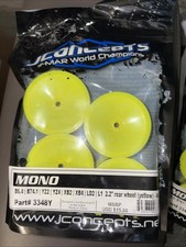 Jconcepts Mono 3348Y 2.2 Rear Wheel B6.4, B74.1, YZ2, YZ4, XB2, XB4, LD2 Yellow