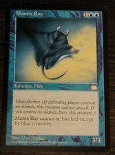 MTG: Manta Ray - Weatherlight - Magic Card 1997 VINTAGE