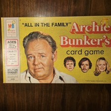Vintage Collectable All In The Family Archie Bunker 1972 Card Game-Rare Find