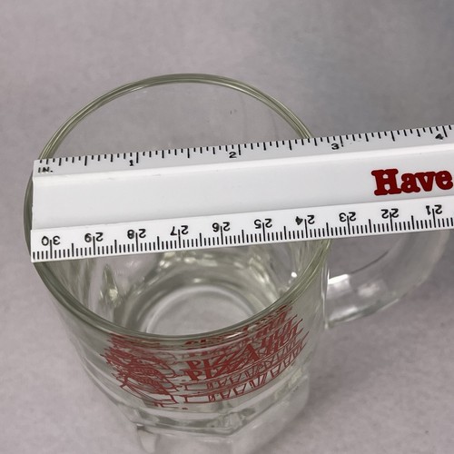 Vintage Pizza Hut Pete -Substantial Barrel Glass  Mug Stein Nostalgia - Picture 13 of 14
