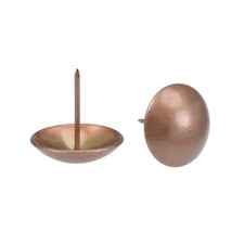 Upholstery Nails Tack 30mm Head Dia Round Thumb Push Pins Copper Tone 20 Pcs
