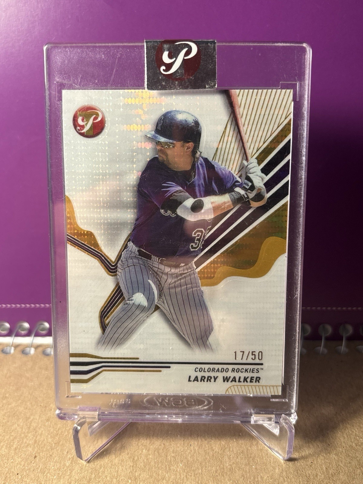 2024 Topps Pristine Encased Gold Larry Walker /50