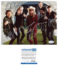 ‘Collective Soul’ Full Band Signed 8x10 Photo Ed Roland +4 ACOA
