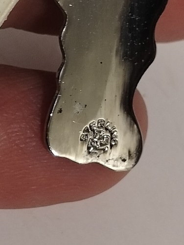 Blue Enamel Map of Grand Bahama Sterling Silver Vintage Charm For Bracelet 1.5" - Picture 4 of 6