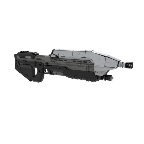 Rifle de ciencia ficción estilo MA5D sin usar, en caja, conjunto de ladrillos de construcción modelo hágalo usted mismo juguete para coleccionistas - Imagen 3 de 9