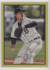 2019 Bowman Heritage Chrome Prospects Yellow Refractor 66/75 Franklin Perez 11pj