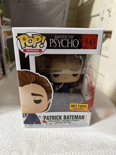 Funko Pop! Horrorfilme Patrick Bateman #943 Hot Topic Exclusive mit Protector - Bild 1 von 8