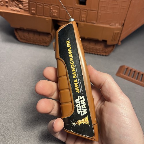 Sandcrawler Jawa radiocomandato 100% completo Star Wars 1978 Kenner con telecomando! - Foto 12 di 17