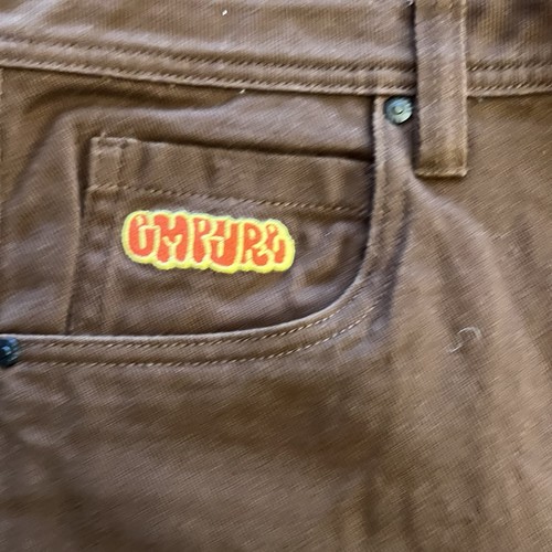 Empyre Relax Loose Fit Y2K Baggy Wide Leg Jeans Pants Men's Size 34 Brown - Picture 7 of 7