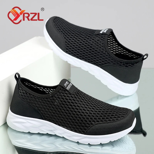 YRZL Para hombres Mujeres Malla Transpirable Informal Zapatos Exterior Antideslizantes Talla Grande - Imagen 22 de 28