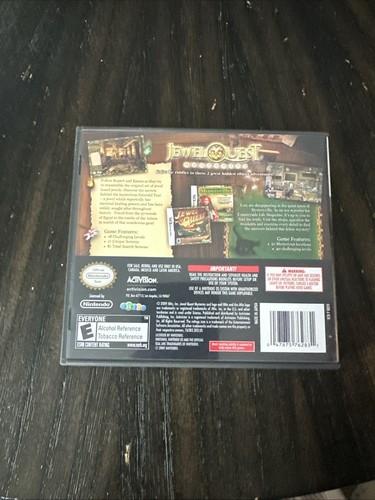 Nintendo DS Game Jewel Quest Mysteries Case & Game Only No Manual  - Picture 7 of 8