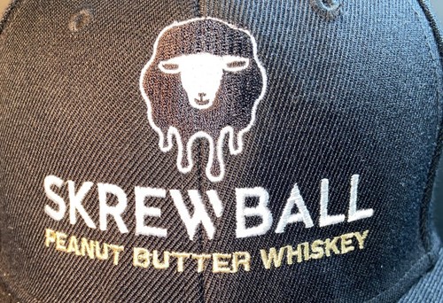 Screwball Peanut Butter Whiskey Trucker Hat Black Sheep Logo Cap, Adjustable - Picture 4 of 16