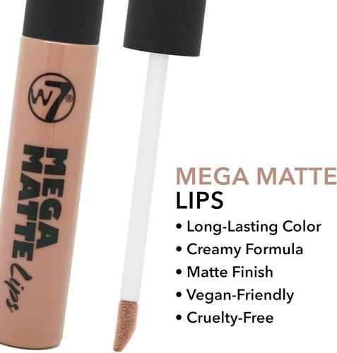 W7 Mega Matte Lips Liquid Lipstick Long Lasting Matte Lip Gloss Moisturising - Picture 4 of 16