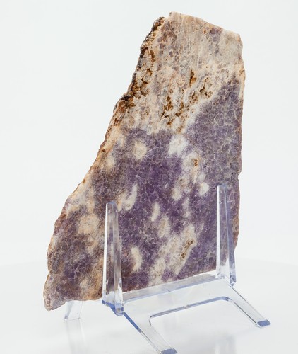 Chevron Amethyst Quartz Slab Slice Purple Rare Decor Nigeria 175mm 374g H2315 - Picture 6 of 12
