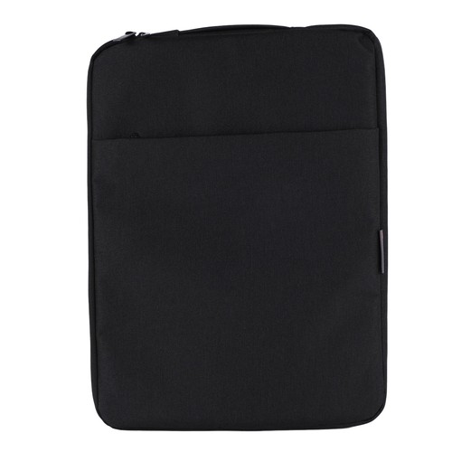 Black For 15 To 16.7in Laptop Or Tablet Laptop Case Soft Velvet Front Pocket NEW - Afbeelding 8 van 12
