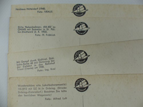 24x Post Karte Bohmann Verlag Eisenbahn Lok Dampflok Personenzug Lokomotive Zug - Bild 7 von 20