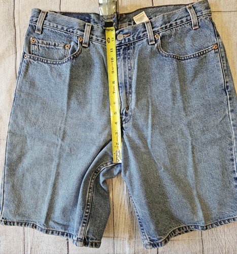 Vintage Levi's •Size 36• 550 Shorts Blue Red Tab Relaxed Fit Y2K 10 Inch Inseam  - Picture 8 of 10