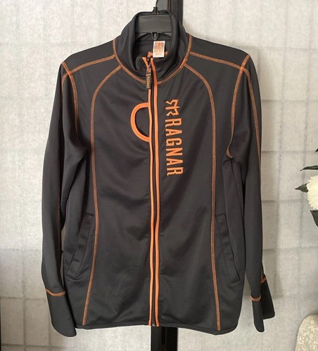 Ragnar Men M ADV Essence Hydro Athletic Jacket Contrast Orange Logo Embroid’d