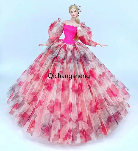1/6 Elegant Wedding Dress for Dolls Evening Gown for Dolls 11.5" Doll Outfits - Picture 15 of 57