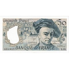 [#336450] France, 50 Francs, Quentin de La Tour, X.55, UNC