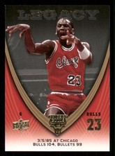 2008-09 Upper Deck Michael Jordan Legacy Collection #60 Michael Jordan Game 60