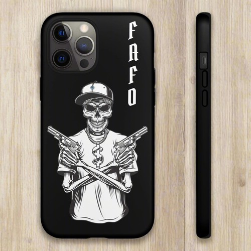 SkelaGangsta iPhone 12, 12 Mini, 12 Pro, 12 Pro Max - Tough Phone Case - Picture 3 of 9