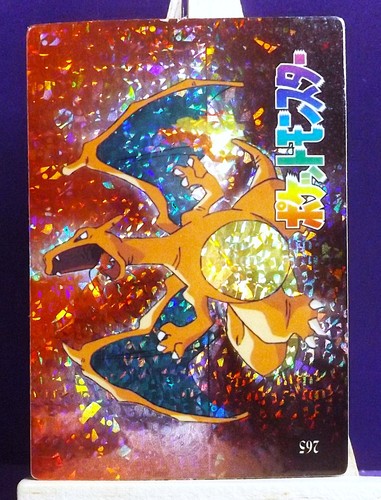 POKEMON POCKET MONSTERS VENDING PRISM STICKER 265 CHARIZARD MISTY SNORLAX REV. - Bild 3 von 4