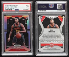 2019-20 Panini Prizm Silver Bruno Fernando #277 PSA 9 MINT Rookie RC
