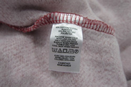 LOFT Puff Sleeve Long Sleeve Sweatshirt Heathered Brick Red Women's Size XXL - Picture 9 of 10