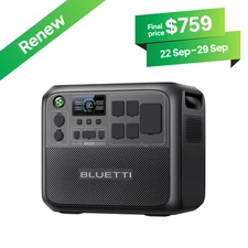 BLUETTI AC200L 2400W 2048Wh Portable Power Station Solar Generator for Road Trip