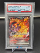 2025 POKEMON DRI EN-DESTINED RIVALS #229 TEAM ROCKET'S MOLTRES EX PSA 10 GEM MT