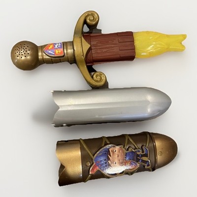 Mike the Knight Magical Transforming SWORD to TORCH Lights Sounds w Sheath Works