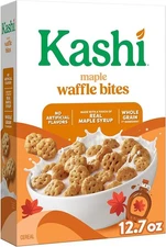 (Free Duty Tax) Kashi Breakfast Cereal, Whole Grain, Vegan, Maple Waffle Bit