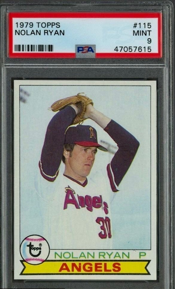 1979 TOPPS NOLAN RYAN PSA 9 MINT #115 DEAD CENTERED STUNNING COLOR LOOKS PERFECT