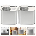  2 Pcs Kaffee Behältnis Kaffeebohnen Behälter Vorratsdose Aus Weißblech