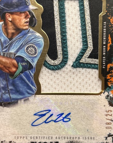 2021 Topps Inception - Autograph Patch Evan White #APC-EW /25 (AU, MEM, RC) - Picture 4 of 6