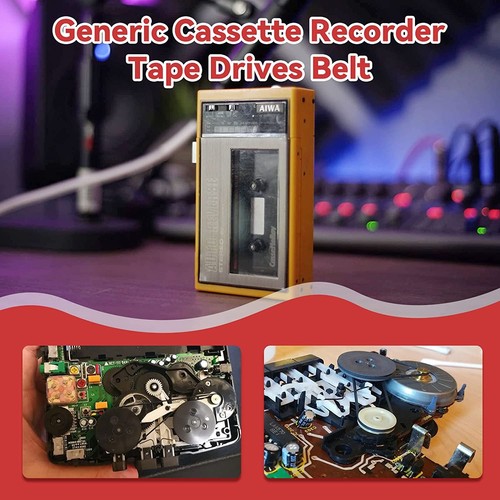 50PCS Universal 1x 40-135mm Mix Cassette Tape Machine Square Belt Assorted Kit B - Picture 4 of 12