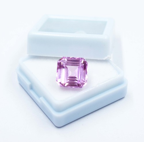 7-8 Ct radiant Cut Pink Spinel Certified Natural Loose Stone  Vibrant Pink Gem - Picture 1 of 11