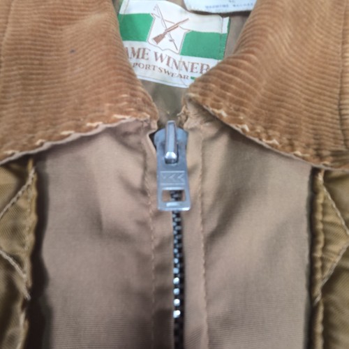 Game Winner Sportswear Vintage 1970's USA Bird Hunting Jacket Sz XL Vtg Brown - Picture 14 of 14