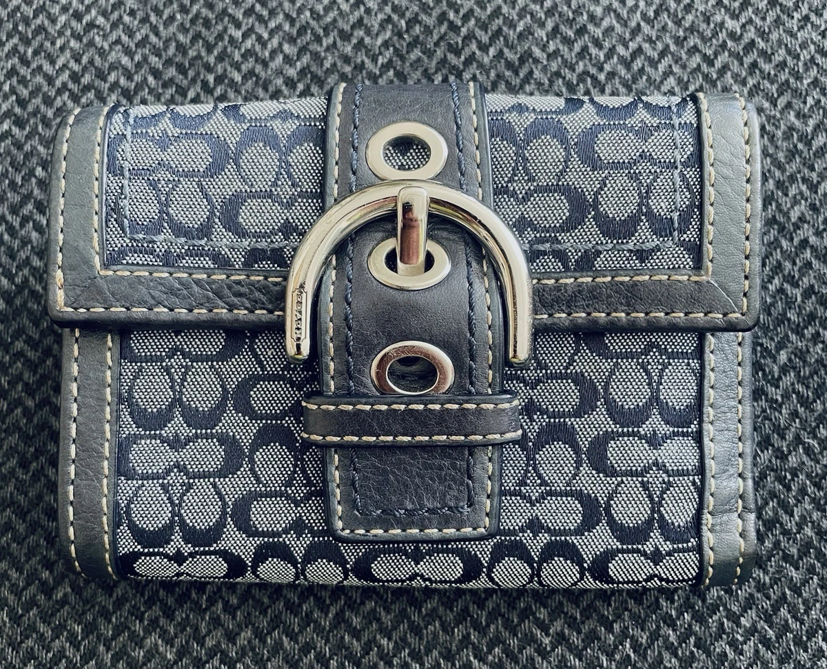 Coach Blue Wallets for Women with Vintage for sale | eBay