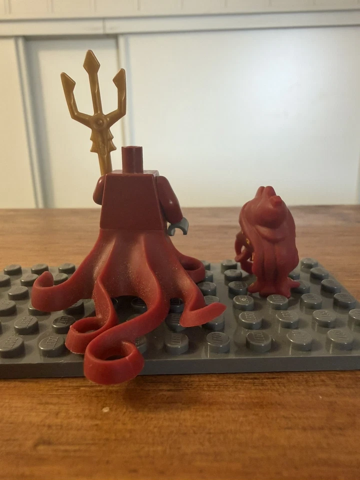 LEGO Minifig – Atlantis Squid Warrior atl007 - Sans tête - Photo 2/4