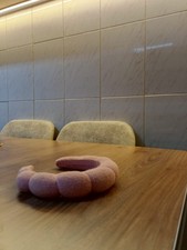Cerchietto in velluto rosa di lusso - accessorio per capelli morbido largo elegante