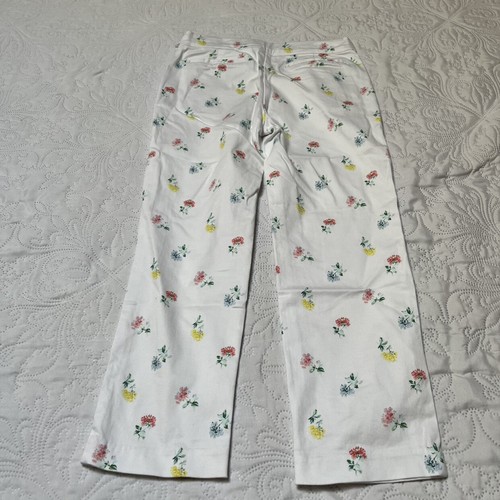 Janie And Jack Ditsy Floral Sateen Pants Size 10 - Picture 4 of 7