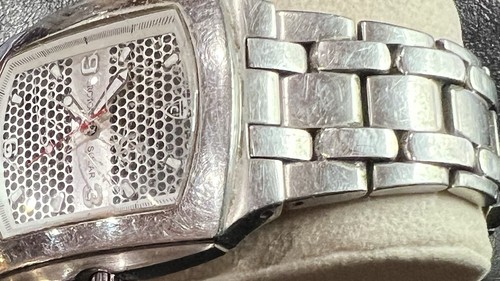Vintage Men's Croton Solar Watch RARE! Stainless Steel , TV Dial, Bracelet - Picture 7 of 16