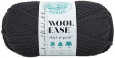 Lion Brand Wool-Ease Thick & Quick Yarn-Black - 640-153