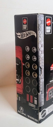 Mattel Brick Shop Hot Wheels Elite Series ’90 Acura NSX Konstruktionsspielzeug NEU VERSIEGELT - Bild 8 von 12